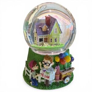 Disney Pixar Up Snow Globe Carl Ellie House Balloons Music Box Walgreens 2025